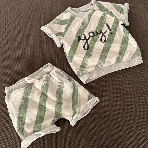 Target Art Class Kid Unisex Striped Set - Picture 3 of 8